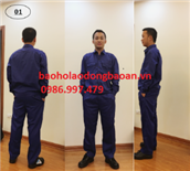 BẢO HỘ LAO ĐỘNG BẢO AN Áo xanh công nhân BA 01 BA01