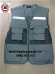 Bảo An ÁO GILÊ- LƯỚI PHẢN QUANG MÀU CHÌ BA10