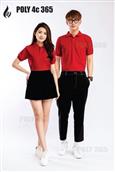 ÁO PHÔNG ĐỒNG PHỤC MÀU ĐỎ BA990 BA990