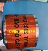 Băng cảnh báo nilon tráng bạc 15cm