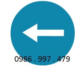 Biển báo hướng đi phải theo - số hiệu 301c