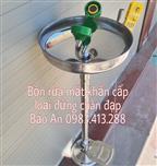 Bồn rửa mắt khẩn cấp đứng chân đạp loại dày