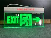 Đèn exit kính chống cháy cao cấp ĐCC 02