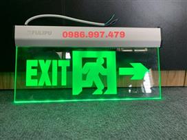 Đèn exit kính chống cháy cao cấp ĐCC 02