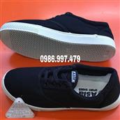 Giày vải Asia buộc dây màu xanh