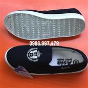 Giày vải Asia không dây màu xanh