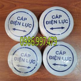 Mốc sứ báo cáp ngầm