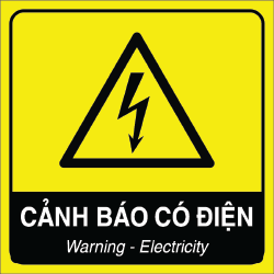 biển cảnh báo nguy hiểm điện