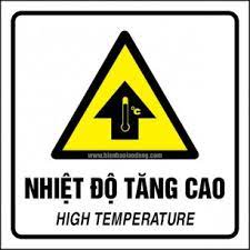 biển cảnh báo nhiệt độ cao