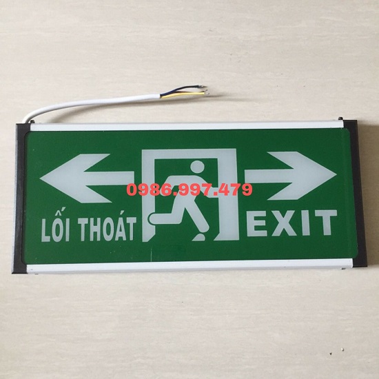 Đen Exit lối thoát hai hướng