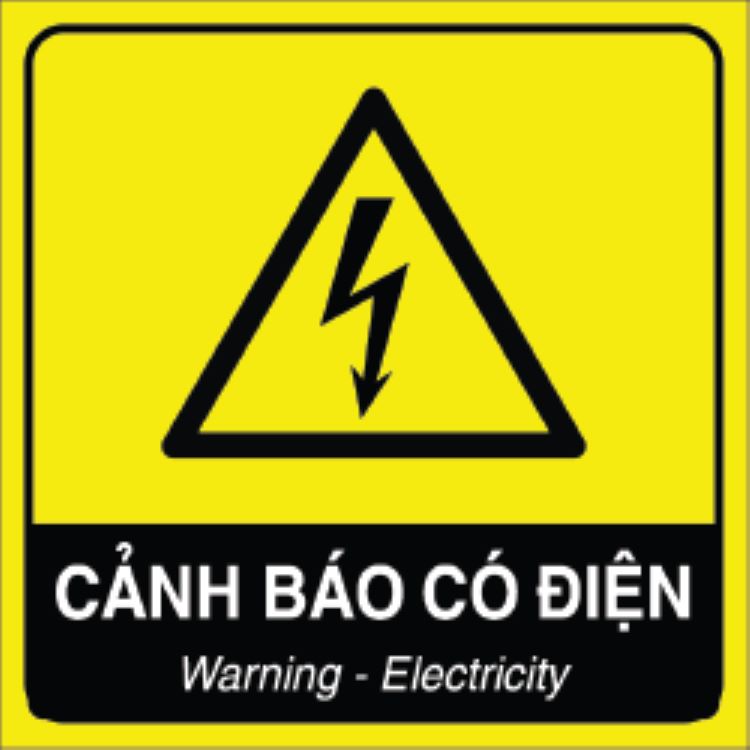 Biển cảnh báo nguy hiểm điện